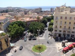 Cagliari Piazza Costituzione da Bastione Saint Remy